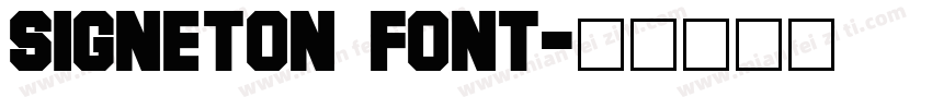 Signeton Font字体转换